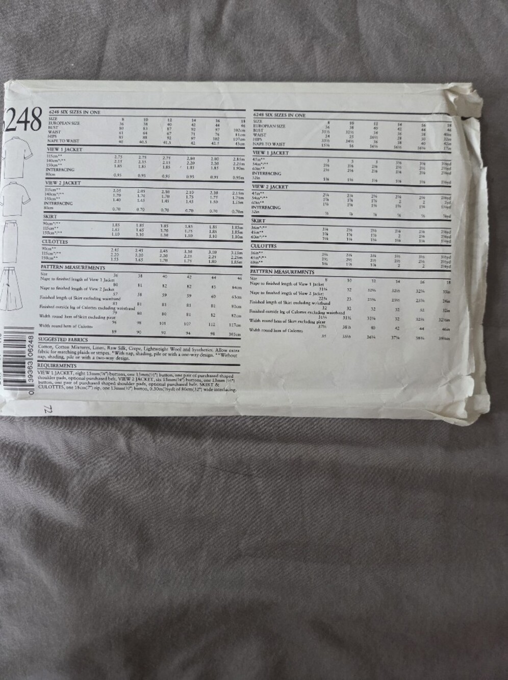 New Look 6248 Sewing Pattern - Picture 2 of 2